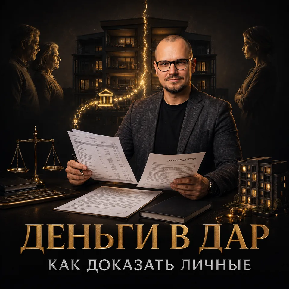 Артём Плужников проверяет договор дарения и движение денег при разделе квартиры