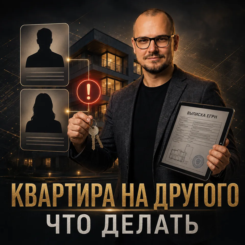 Артём Плужников сравнивает ключи от квартиры со сведениями о разных собственниках в ЕГРН