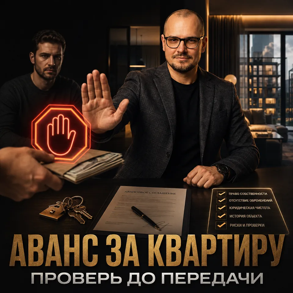 Артём Плужников останавливает передачу аванса за квартиру до проверки документов