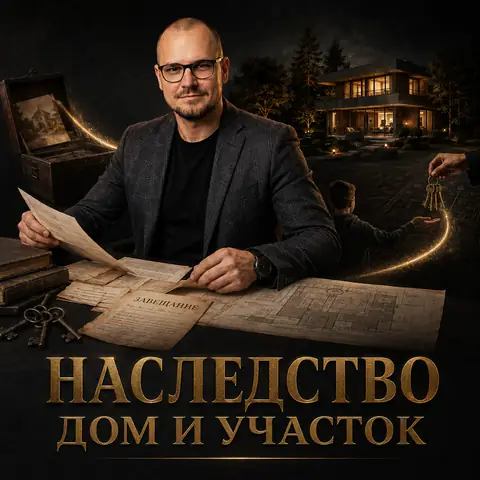 Артём Плужников разбирает завещание и старые документы на дом и земельный участок