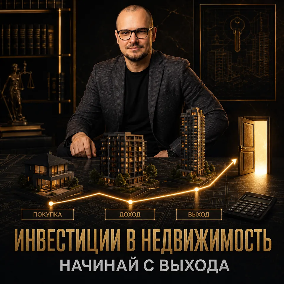 Артём Плужников показывает инвестиционный путь от покупки недвижимости до выхода